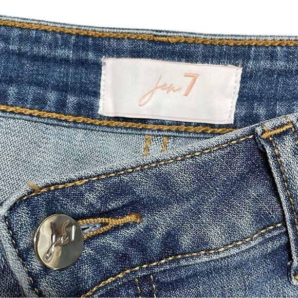 JEN 7 by 7 For All Mankind Slim Straight Leg Jeans Size 12 - Picture 7 of 9